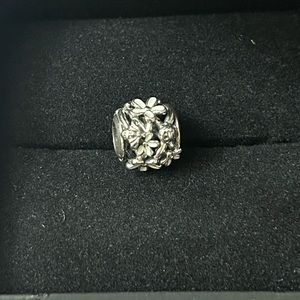 Pandora Openwork White Daisy Flower Charm